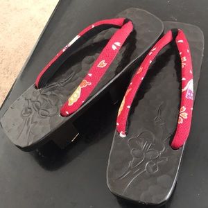 AUTHENTIC Japanese Wooden Geta Shoes